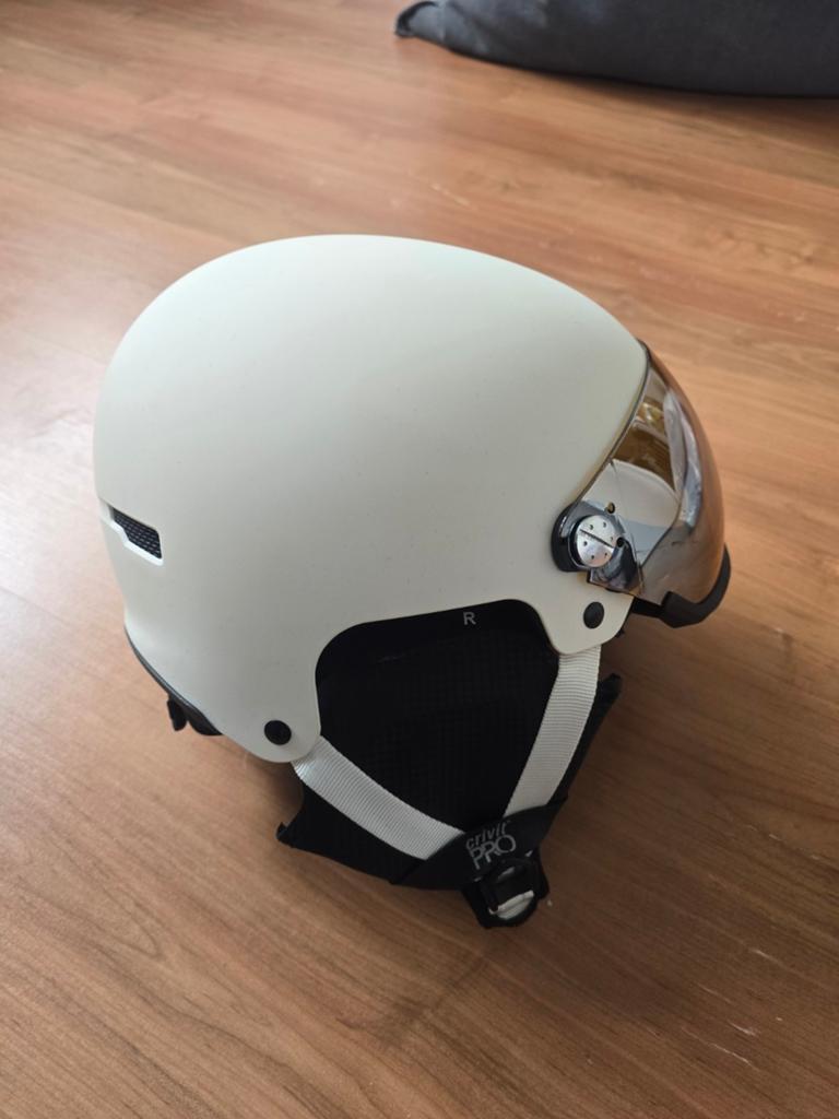 Crivit Pro skihelm - Wit, Overige merken, Overige typen, Ophalen of Verzenden, Zo goed als nieuw