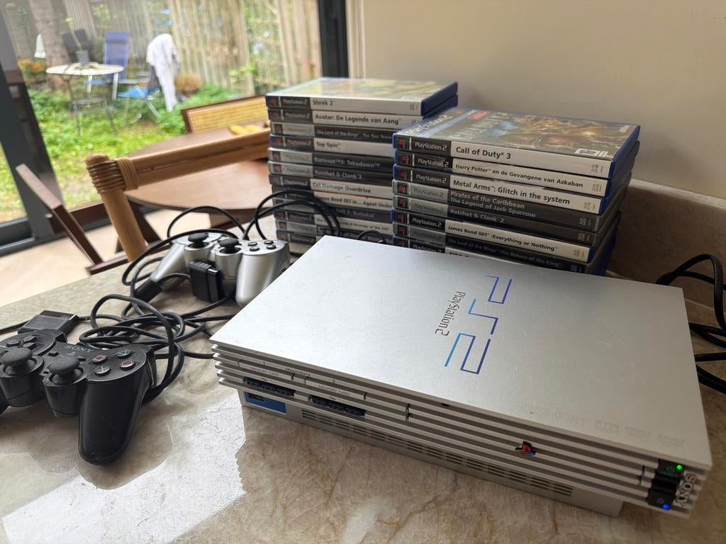 PlayStation 2 met games, Spelcomputers en Games, Spelcomputers | Sony PlayStation 2, Gebruikt, Ophalen of Verzenden