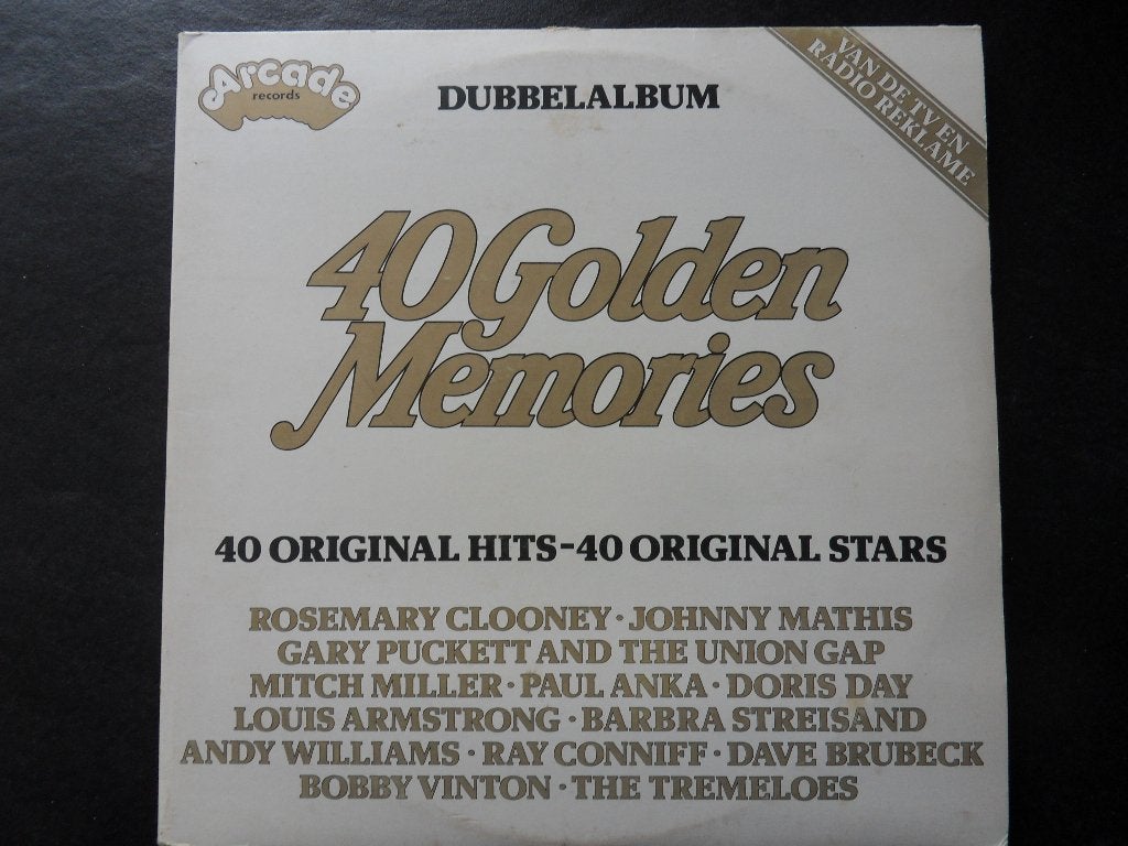 40 Golden Memories - Various (2-LP), Cd's en Dvd's, Vinyl | Verzamelalbums, Ophalen of Verzenden, LP
