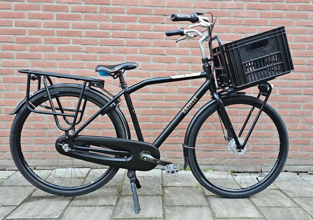 Gazelle Heavy Duty, 28 inch, Heren/Jongensfiets, Ophalen, Versnellingen, Zo goed als nieuw, Schijfrem