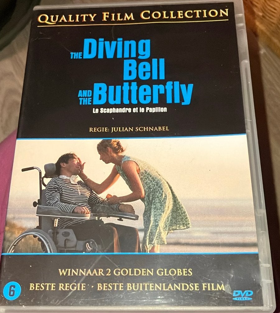 The diving bell and the butterfly waargebeurd verhaal, Waargebeurd drama, Nederlands, Ophalen of Verzenden, Zo goed als nieuw