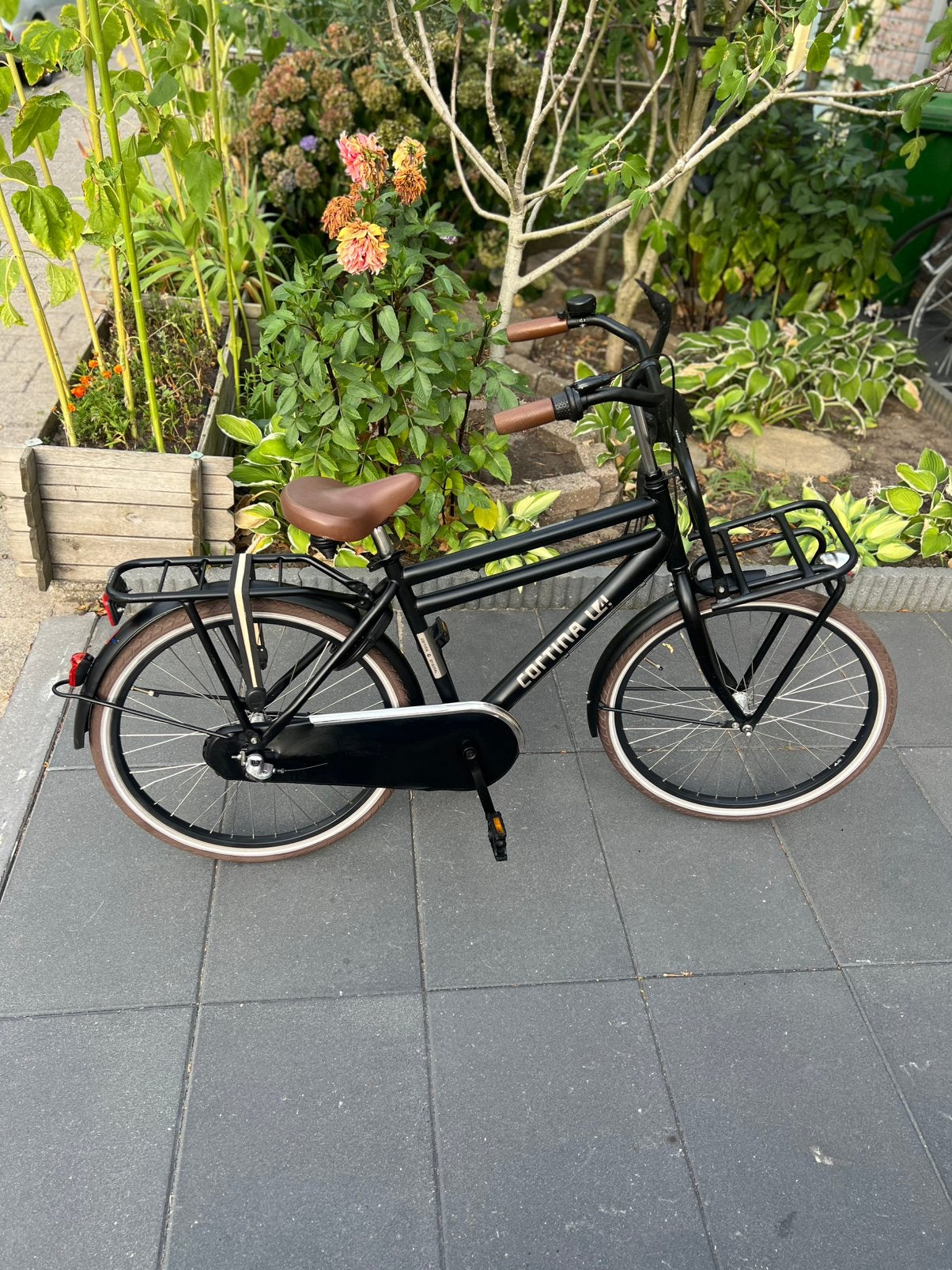 Cortina u4 jonensfiets 24 inch 3 versnelling, Ophalen, Terugtraprem, 24 inch, Versnellingen