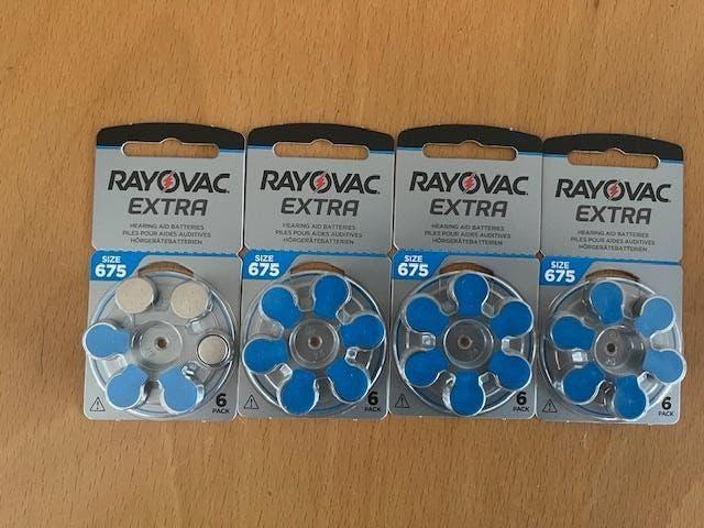 Hoortoestel batterijen Rayovac maat 675, Diversen, Ophalen of Verzenden, Nieuw