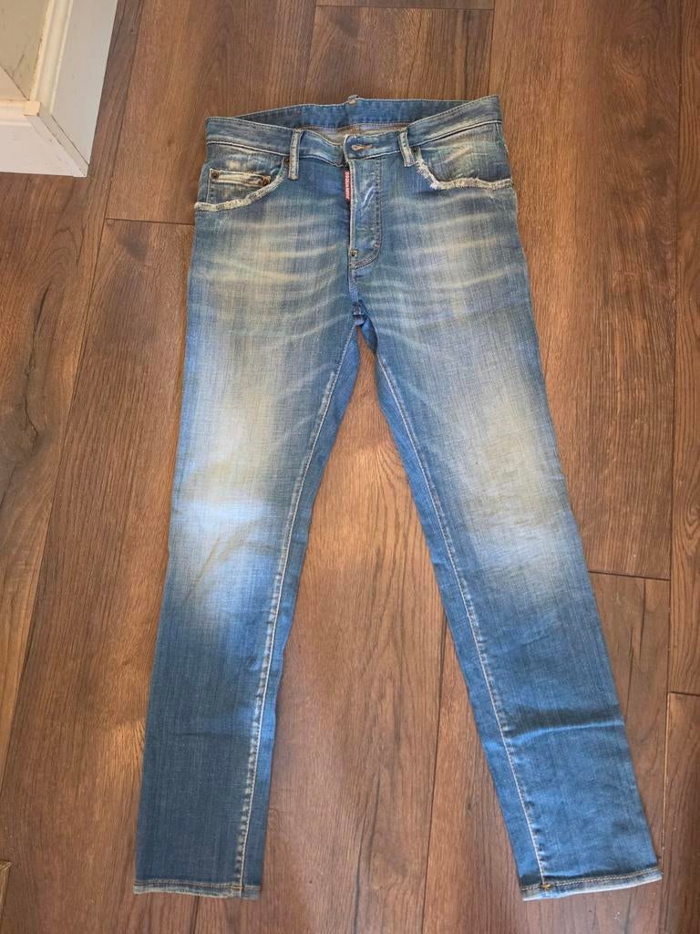 Nette Dsquared2 spijkerbroek, Dsquared2, Blauw, W32 (confectie 46) of kleiner, Ophalen of Verzenden
