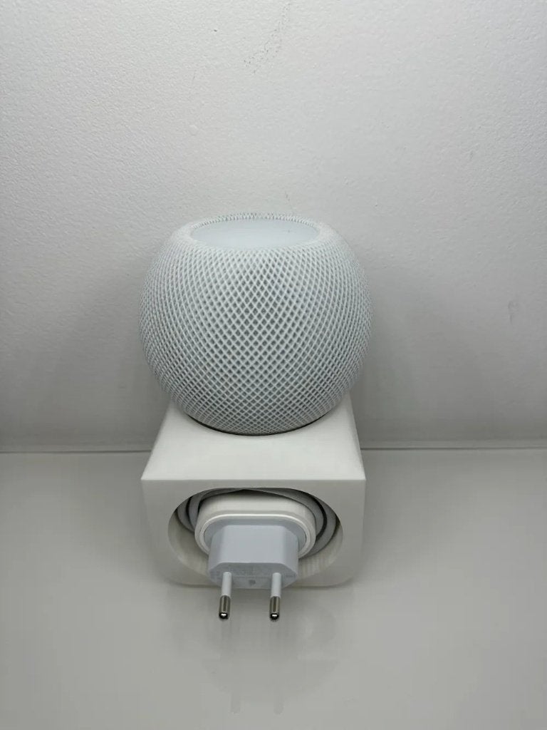 Apple HomePod Mini stopcontact beugel (Zwart of Wit), Overige merken, DV-Labs3D, -, -