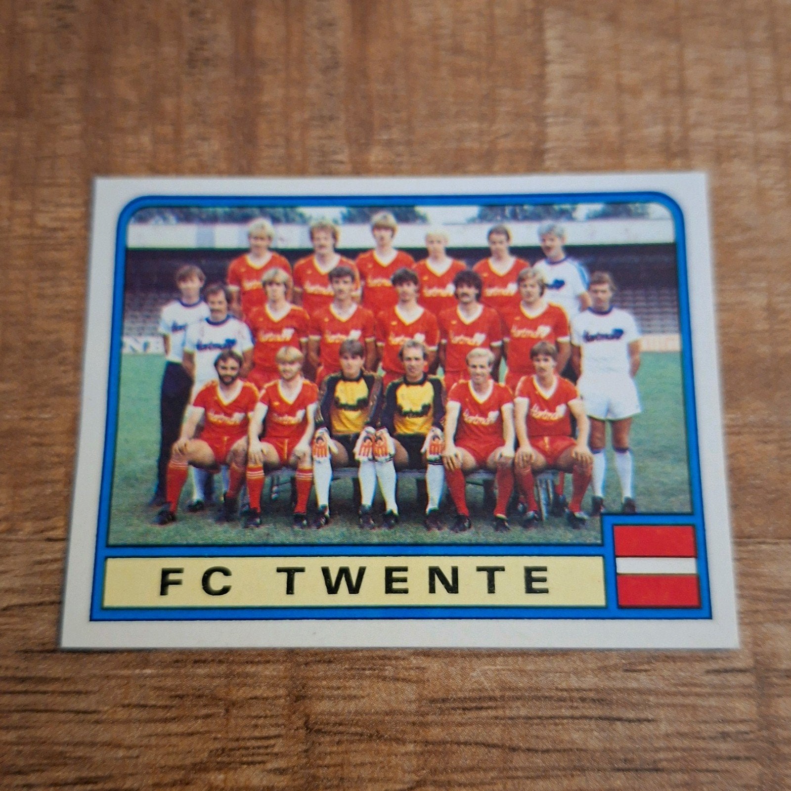 FC Twente Panini Voetbal 1984 Elftal Plaatje, Ophalen of Verzenden