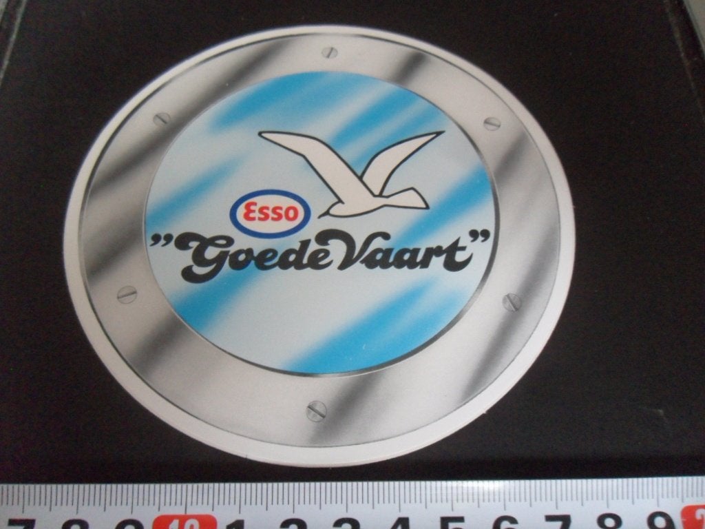 sticker ESSO goede vaart - meeuw patrijspoort *, Ophalen of Verzenden, Zo goed als nieuw