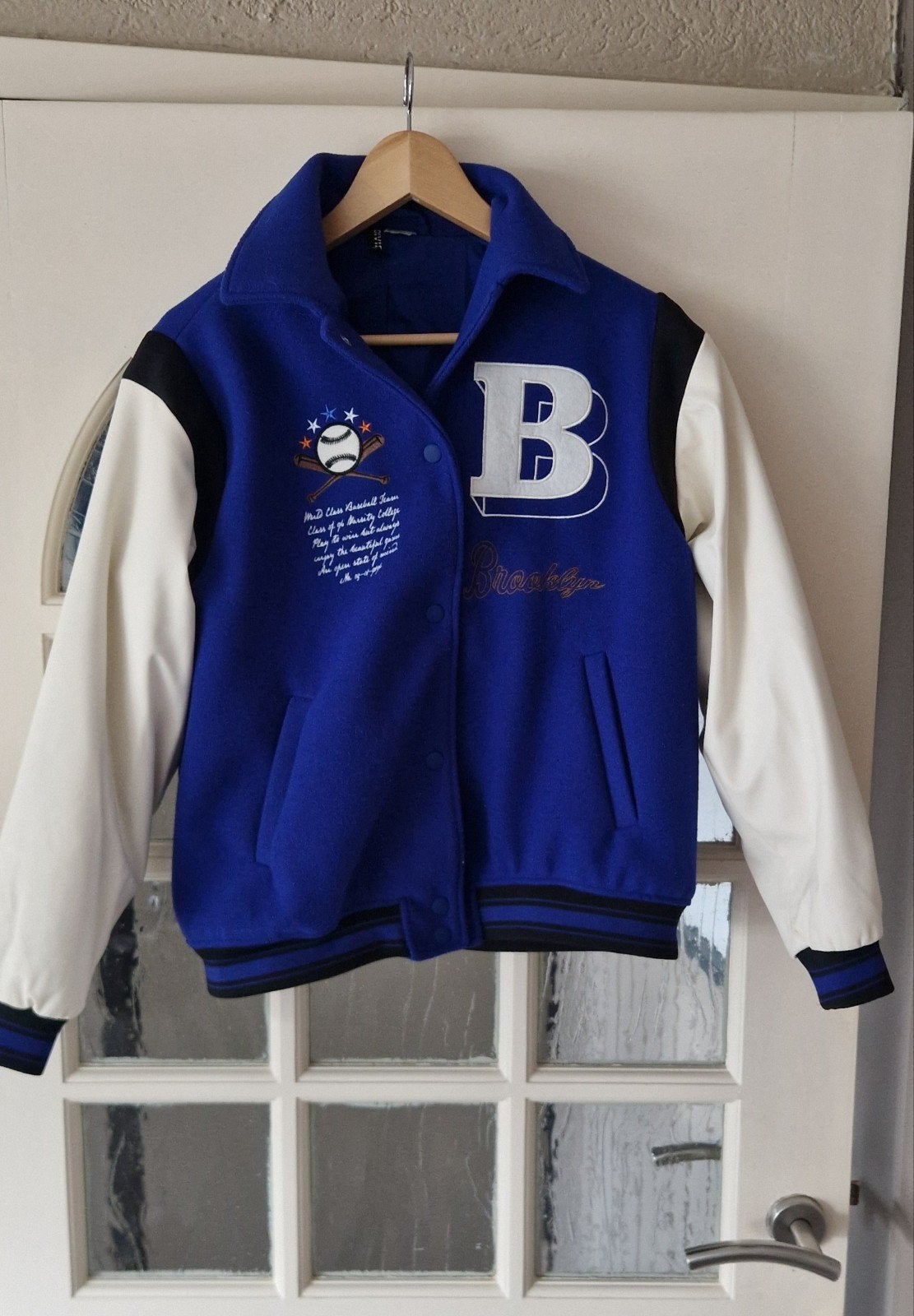 Stoere dames/meisjes bomberjas  - Maat XS, H&M Divided, Ophalen of Verzenden, Zo goed als nieuw, Blauw