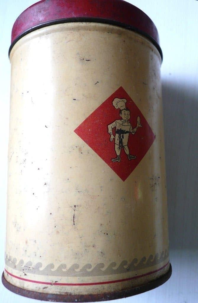 heel oud BOLLETJE blik, Ophalen of Verzenden, Gebruikt, Overige, Overige merken
