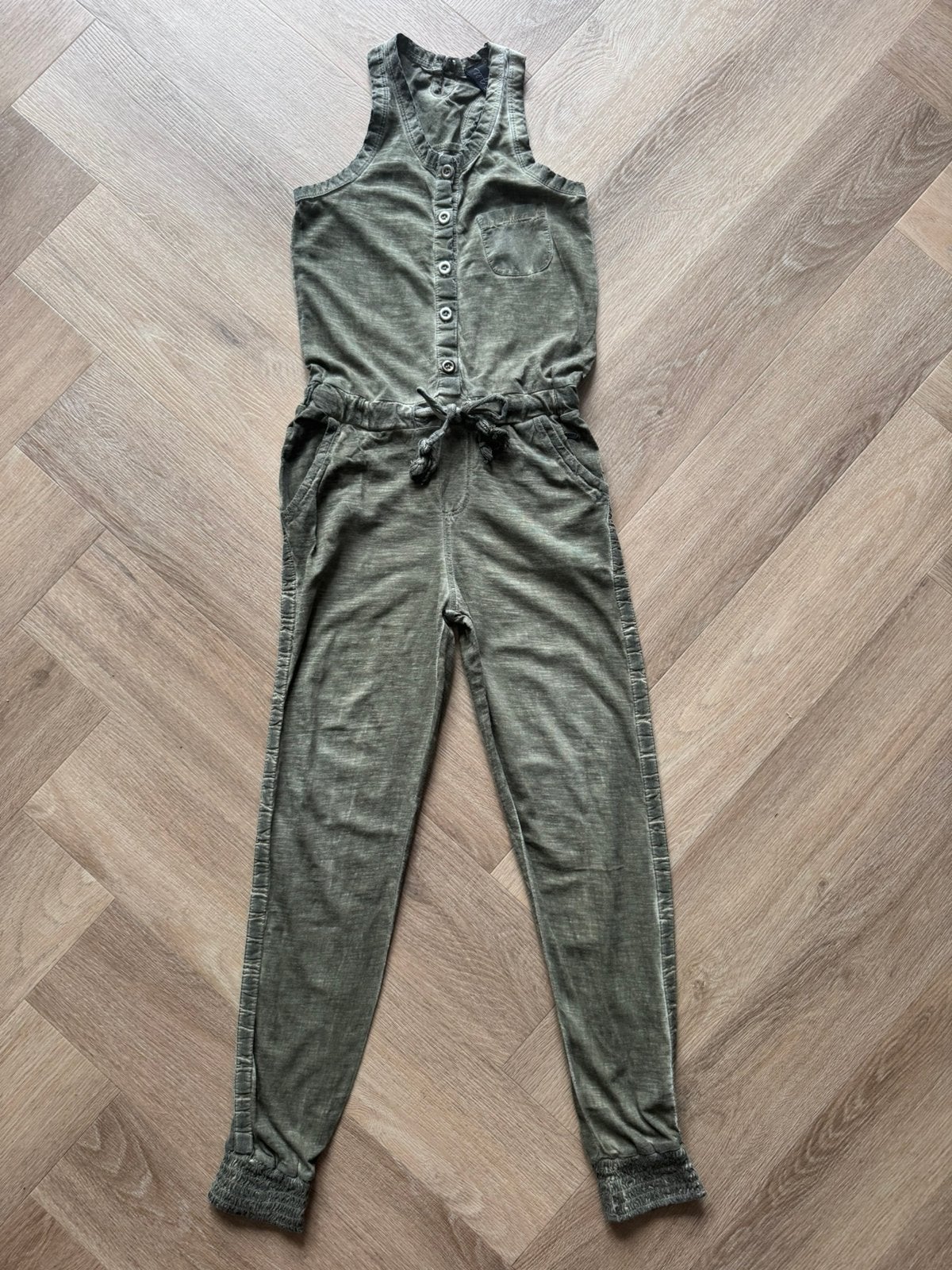 Jill jumpsuit groen maat 122/128, Ophalen of Verzenden, Gebruikt, Meisje, Overige typen