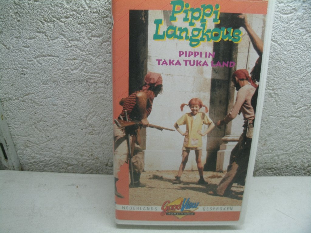 vhs 175a pippi langkous in taka-tuka-land, Ophalen of Verzenden, VHS