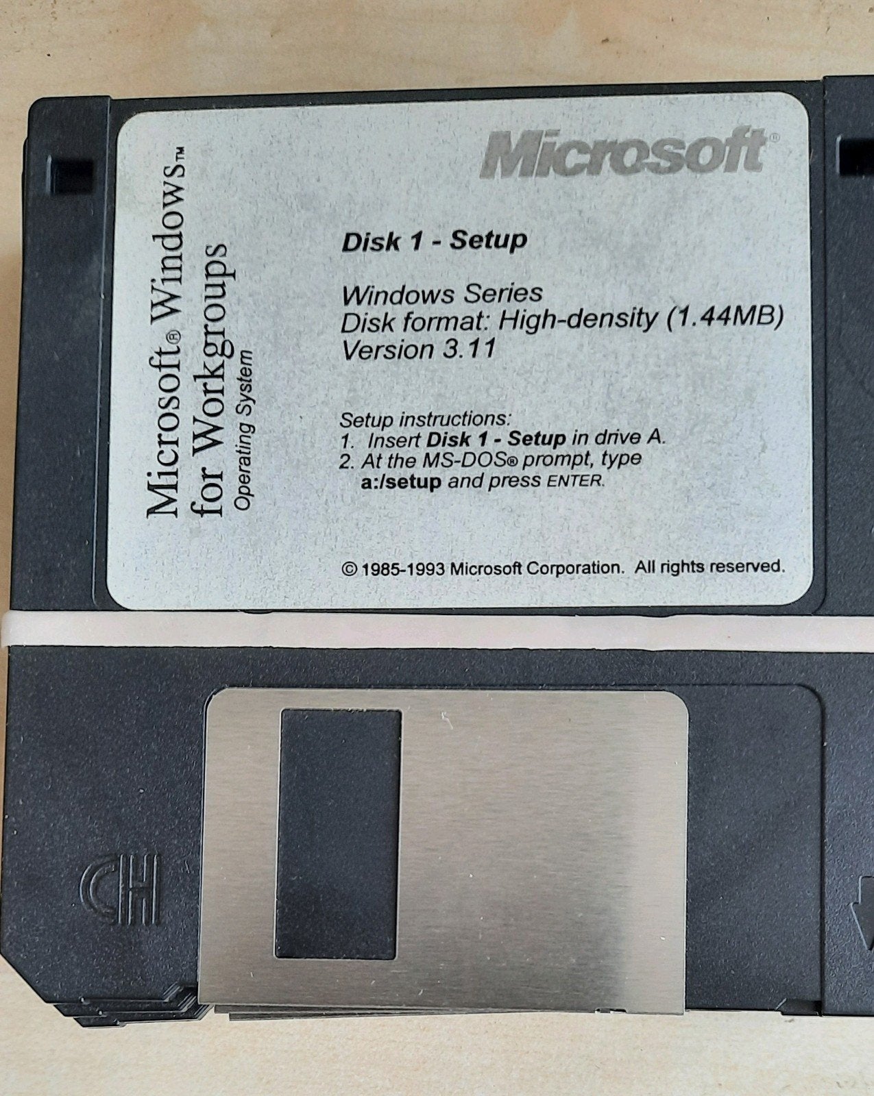 Microsoft Windows for Workgroups 3.11 Floppy Disks, Computers en Software, Besturingssoftware, Windows, Ophalen of Verzenden