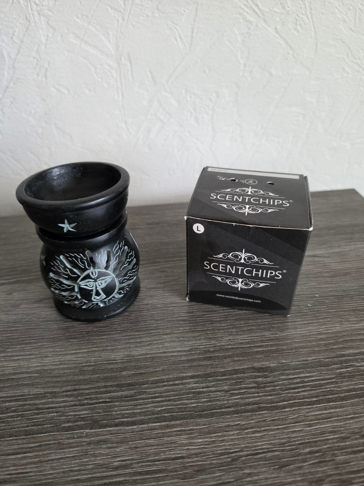 Aromabrander met Scentchips, Ophalen of Verzenden, Zo goed als nieuw