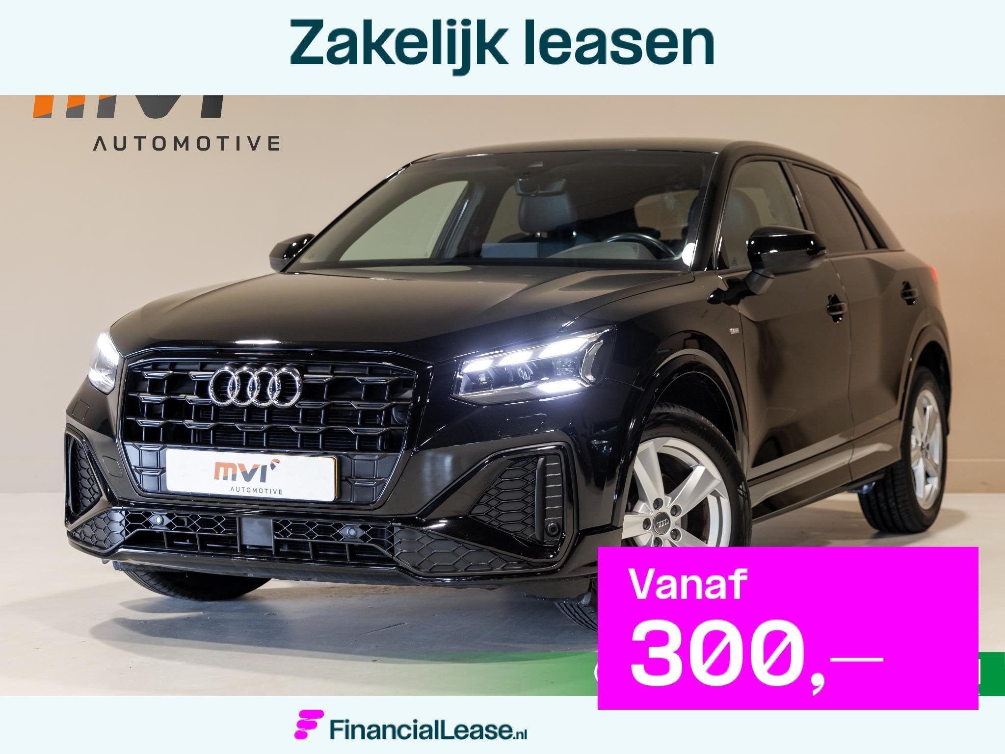 Audi Q2 30 TFSI 2x S-Line Edition / 110pk / NAP / Achteruitr, Voorwielaandrijving, Dealer onderhouden, Gebruikt, Met garantie (alle)