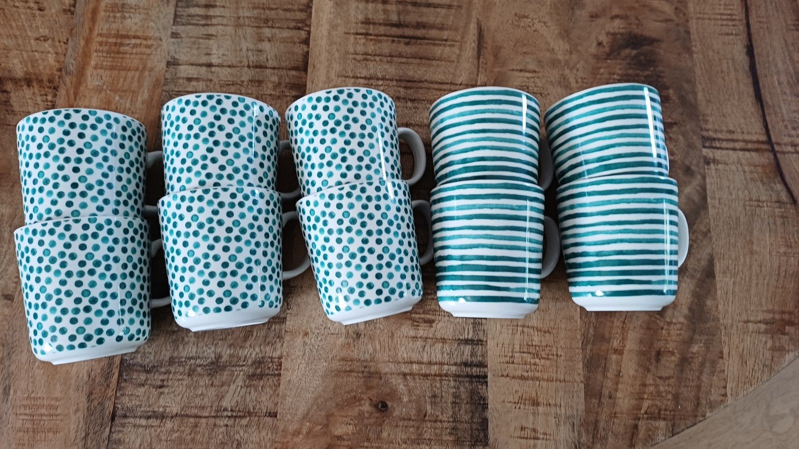 10 leuke Hema mokken, Ophalen, Aardewerk, Overige stijlen, Kop(pen) en/of Schotel(s)