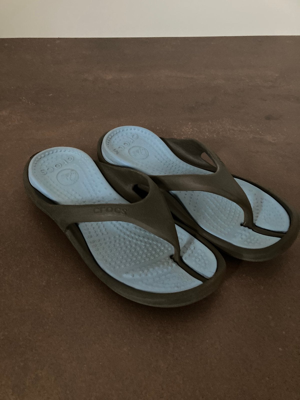 Slippers Crocs 41/42., Blauw, Gedragen, Ophalen, Slippers