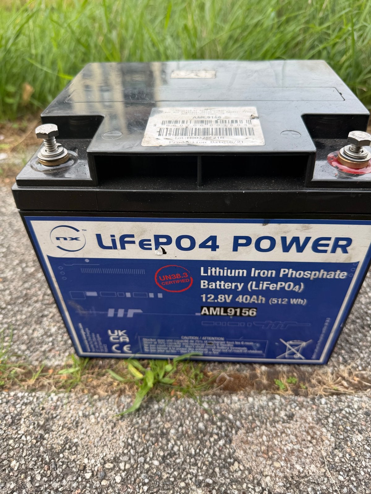 NX LiFePO4 Power Lithium IJzerfosfaat Accu 12.8V 40Ah, Gebruikt, Universele onderdelen