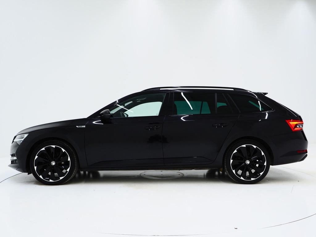 Skoda Superb Combi 1.4 TSI iV Sportline | Sportstoelen | Ada, Gebruikt, Zwart, 4 cilinders, Zwart