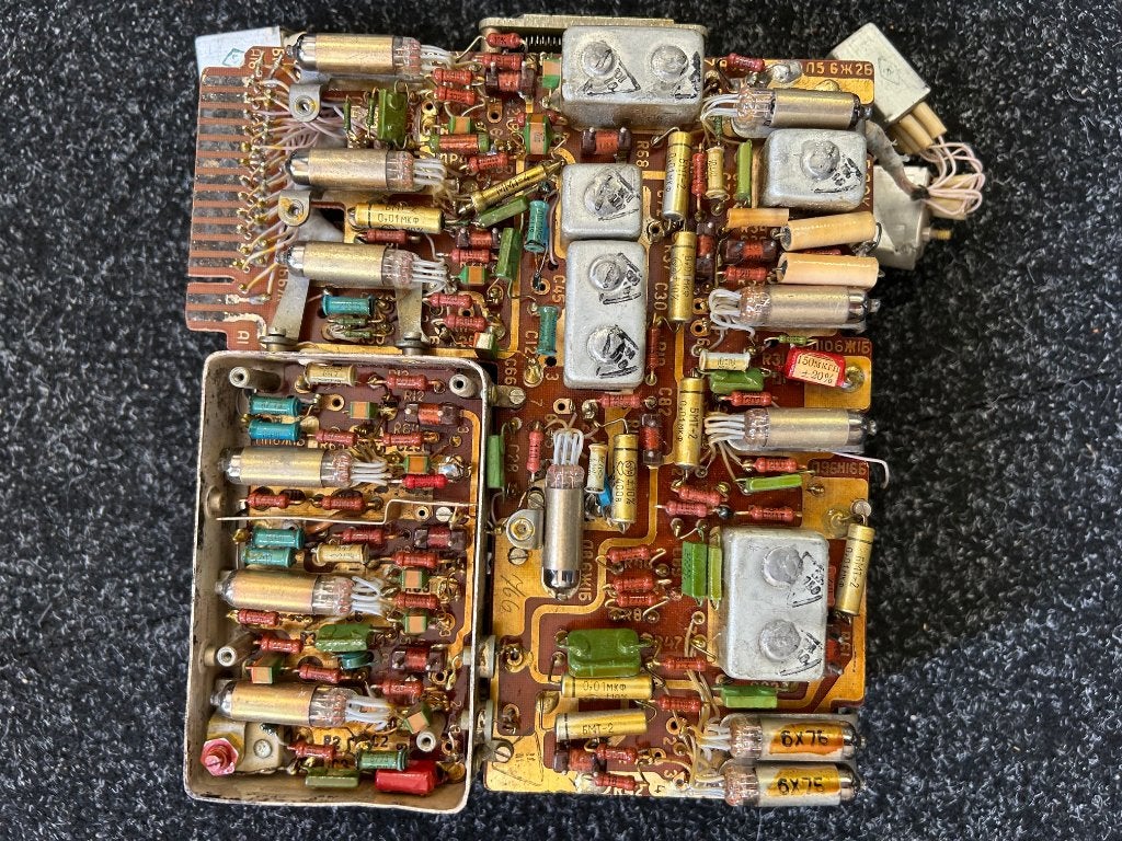 Vintage USSR Militaire Radio Modules – Subminiatuur Buizen, Ophalen of Verzenden, Zo goed als nieuw