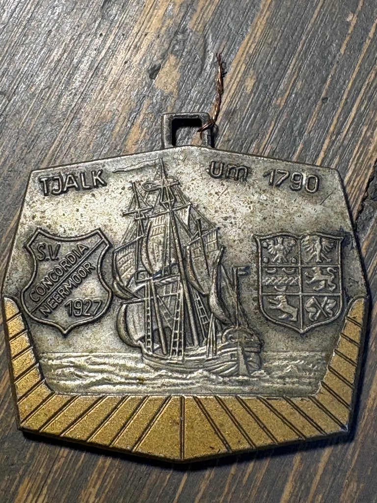 Oude medaille Concordia Ostfriesland, Ophalen of Verzenden, Overige materialen, Buitenland