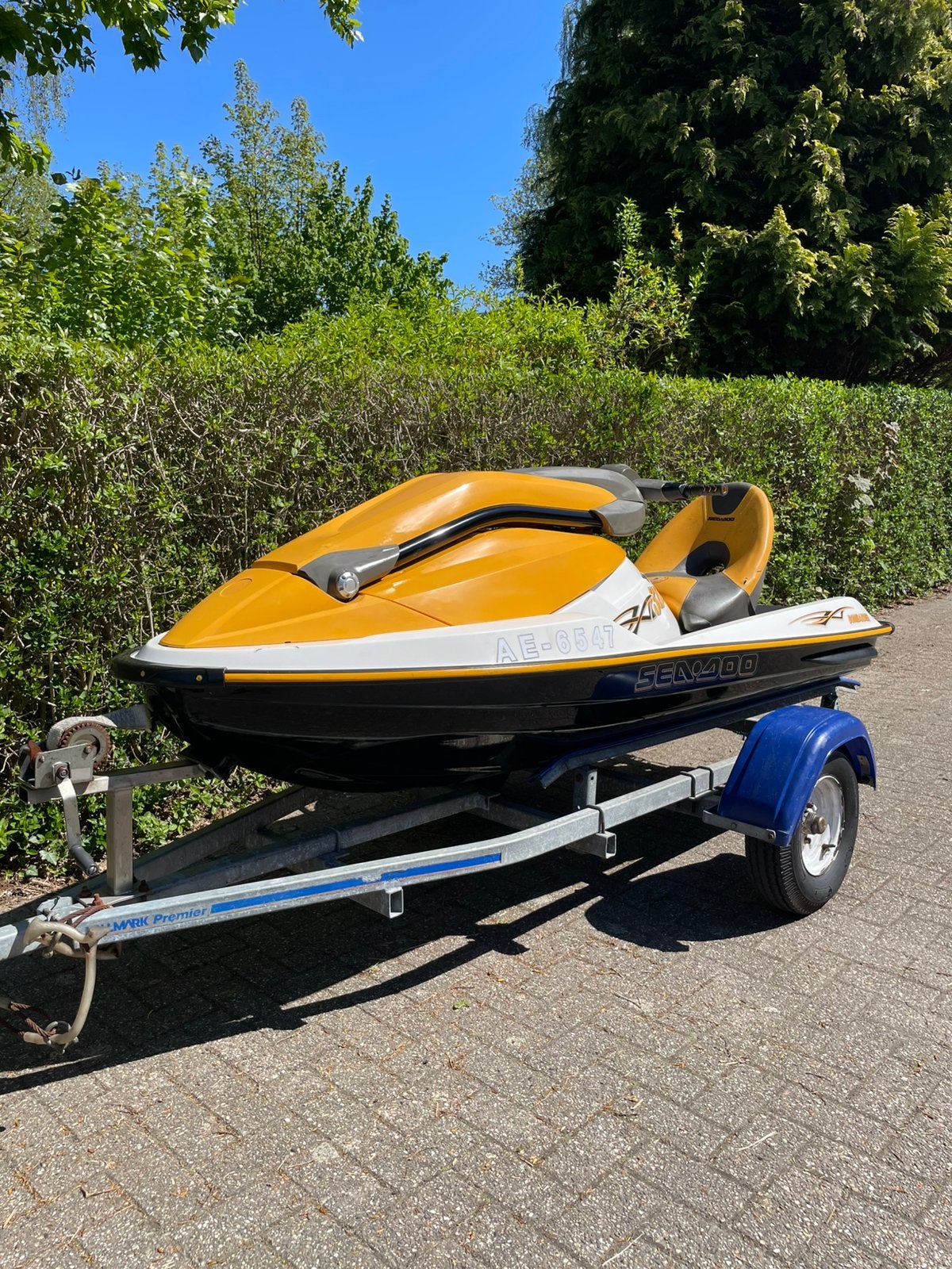 SEADOO 3D JETSKI 2004 INCL NL REGISTRATIE EN TRAILER, Ophalen of Verzenden, Gebruikt, Benzine, 70 tot 120 pk