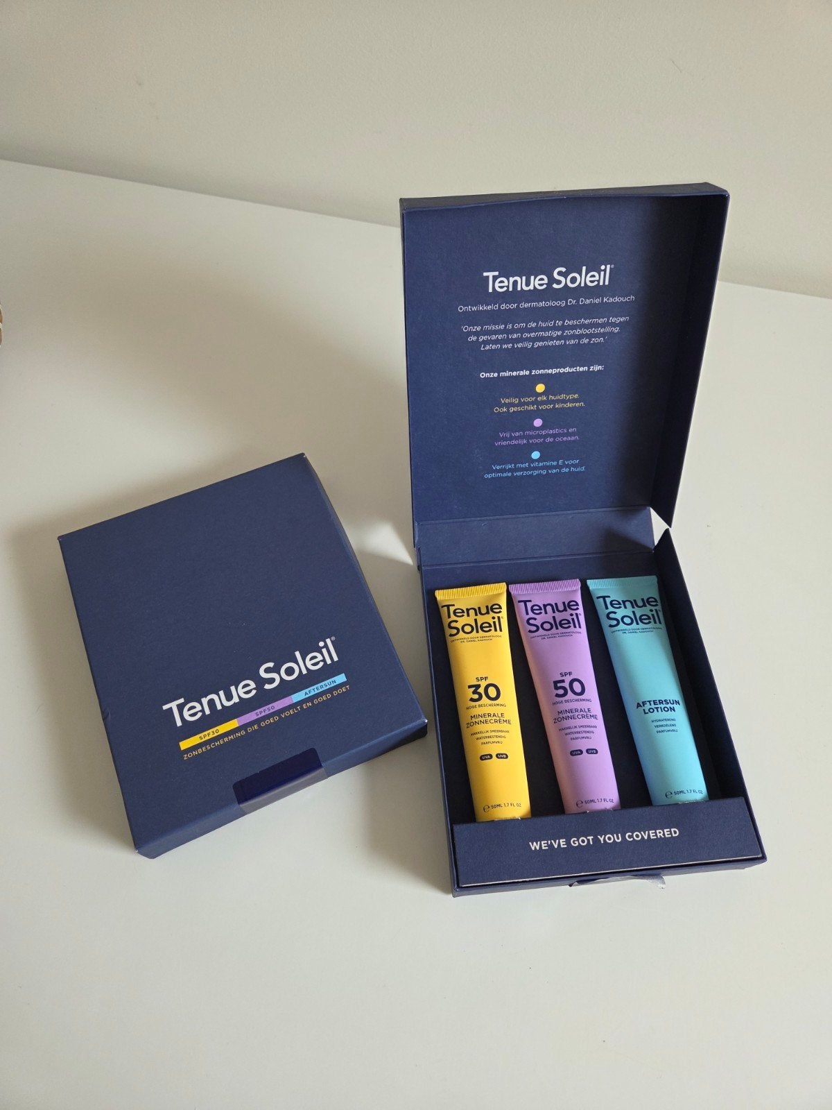2x Tenue Soleil Zonnebrand & Aftersun Set SPF30/50., Sieraden, Tassen en Uiterlijk, Uiterlijk | Lichaamsverzorging, Ophalen of Verzenden