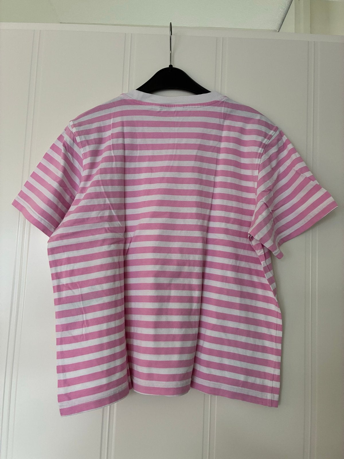 ONLY gestreept T-shirt roze/wit maat L, Kleding | Dames, T-shirts, Maat 42/44 (L), Ophalen of Verzenden, Zo goed als nieuw, Korte mouw