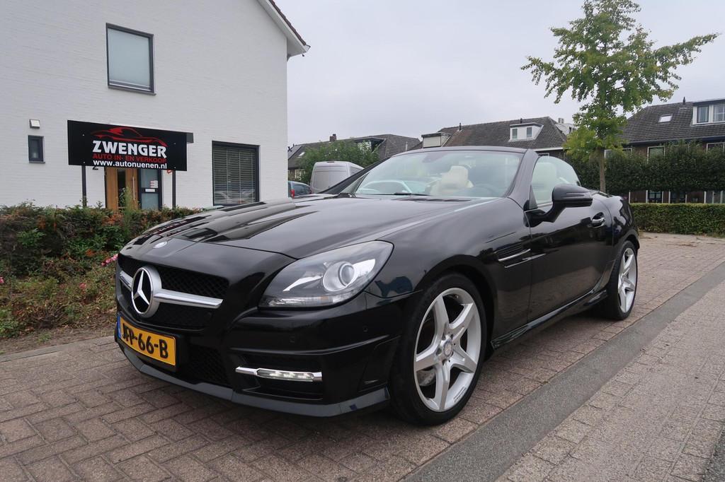 Mercedes SLK-klasse 200 Aut AMG NAVIGATIE|AIRSCARF|BLUETOOTH, Auto's, Mercedes-Benz, Automaat, Euro 5, Achterwielaandrijving, Gebruikt