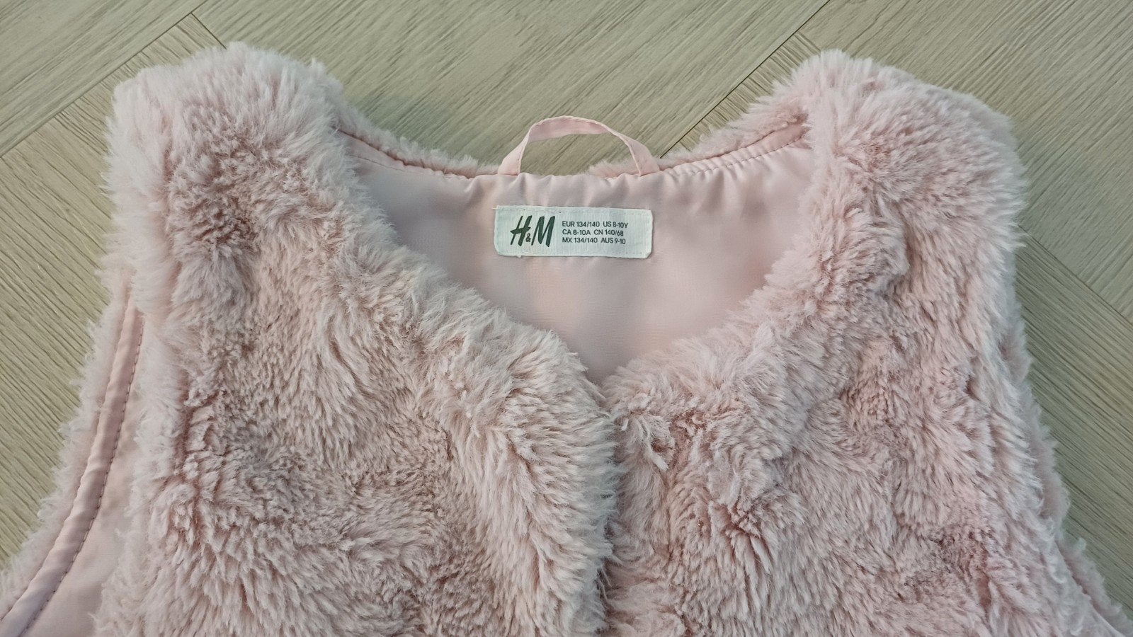 H&M Roze Gilet Maat 134-140, Kinderen en Baby's, Meisje, Trui of Vest, H&M, Ophalen of Verzenden