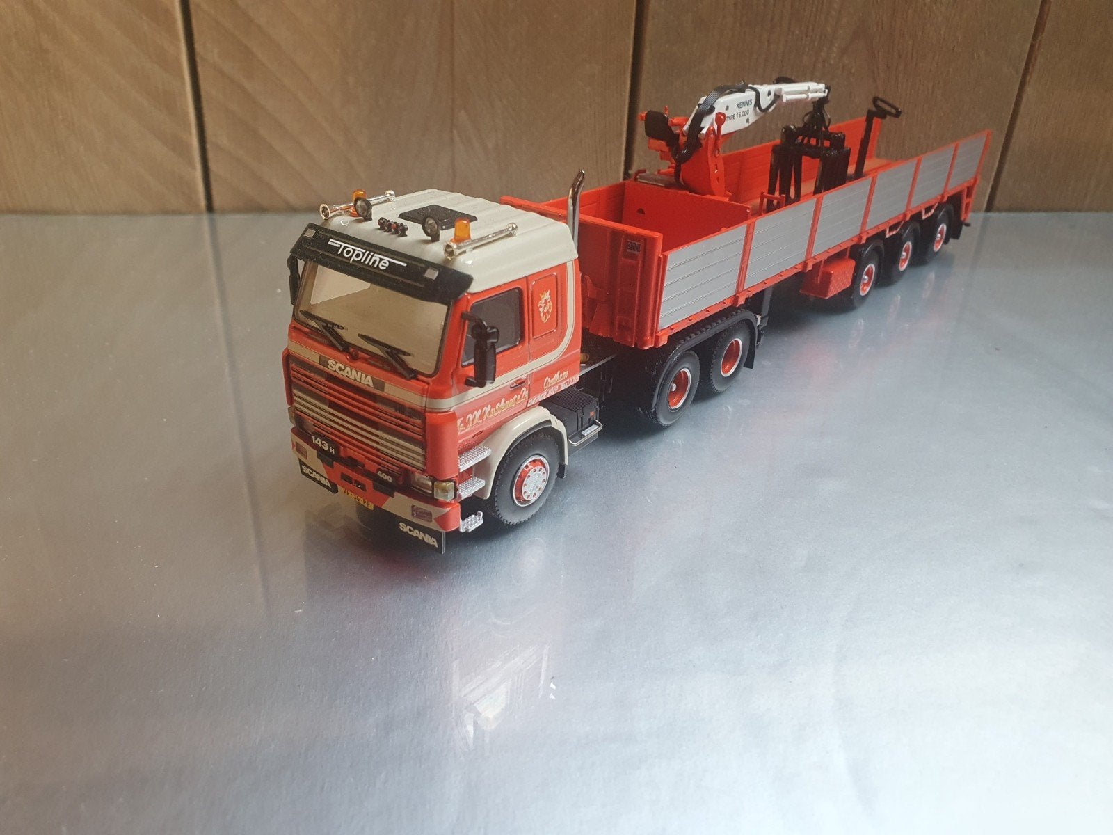 WSI Scania 143 Huskens Grathem, Ophalen of Verzenden