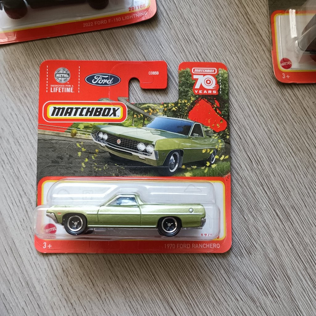 MATCHBOX ford ranchero 1970, Ophalen of Verzenden, Nieuw, Auto