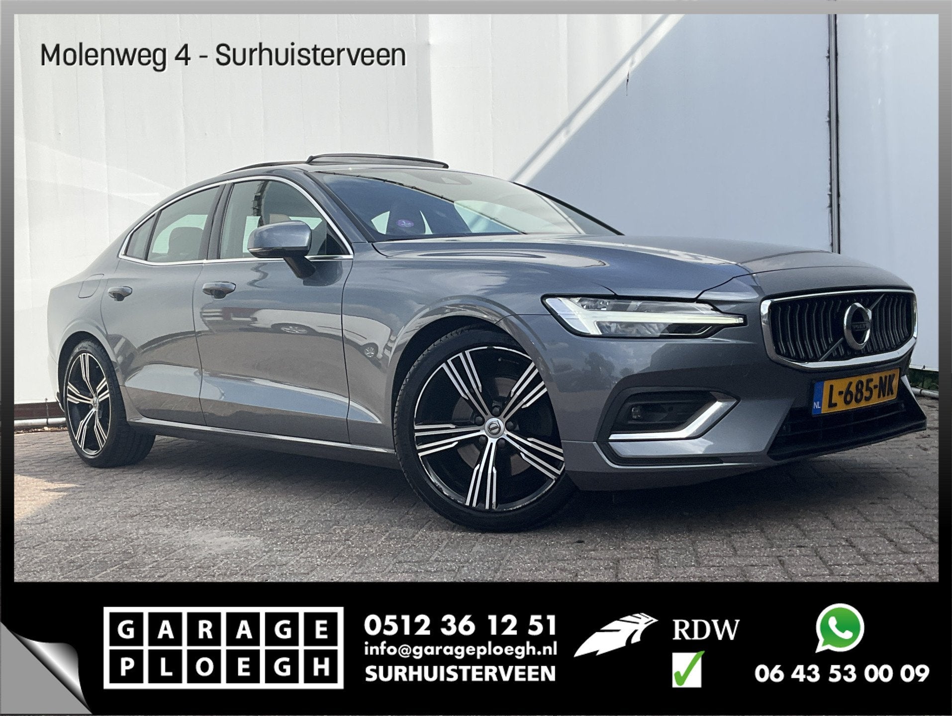 Volvo S60 2.0 B3 Inscription CrystalPook Pano H&K Leer Stoel, Auto's, Euro 6, 4 cilinders, 1969 cc, S60