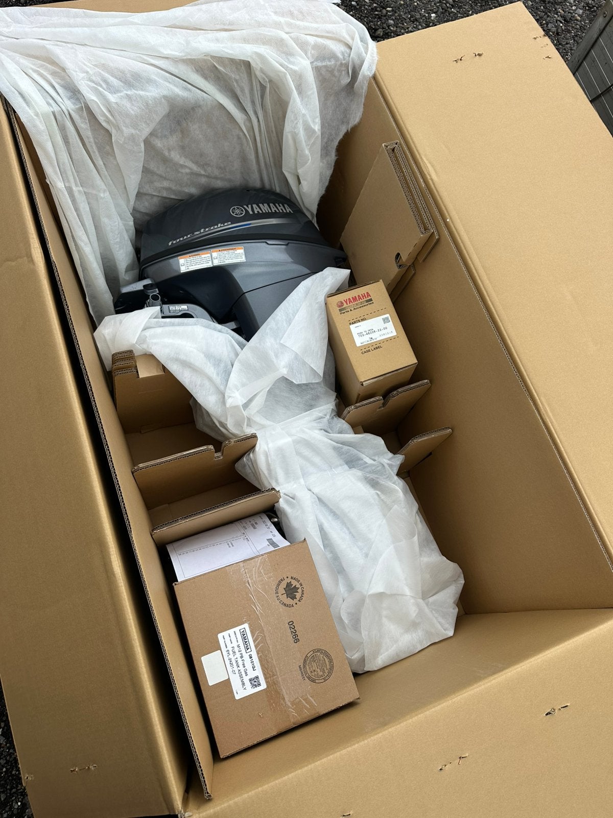 Nieuwe incl btw, Yamaha 6pk overjarig 2022 REMOTE, Ophalen, Zo goed als nieuw, Benzine, 5 tot 10 pk