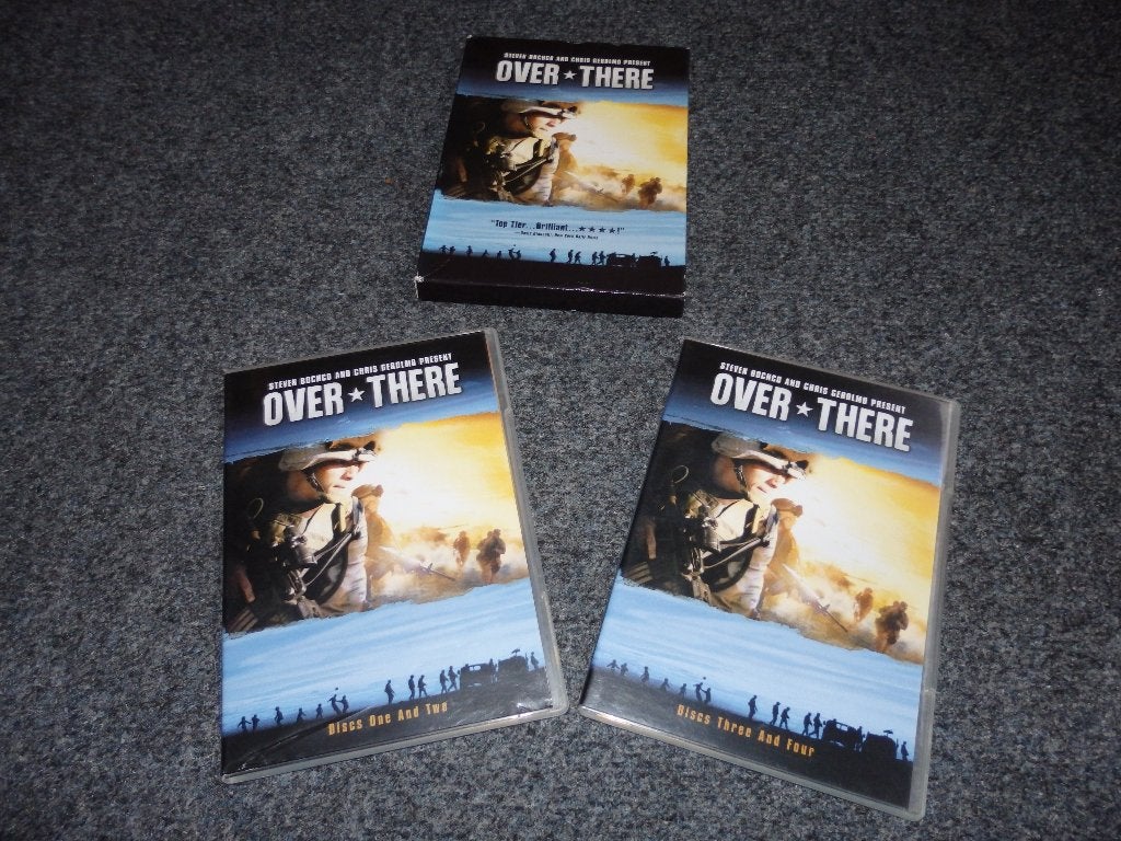 4 dvd's Over There Steven Bocho Chris Gerolmo, Vanaf 16 jaar, Ophalen of Verzenden, Gebruikt, Oorlog