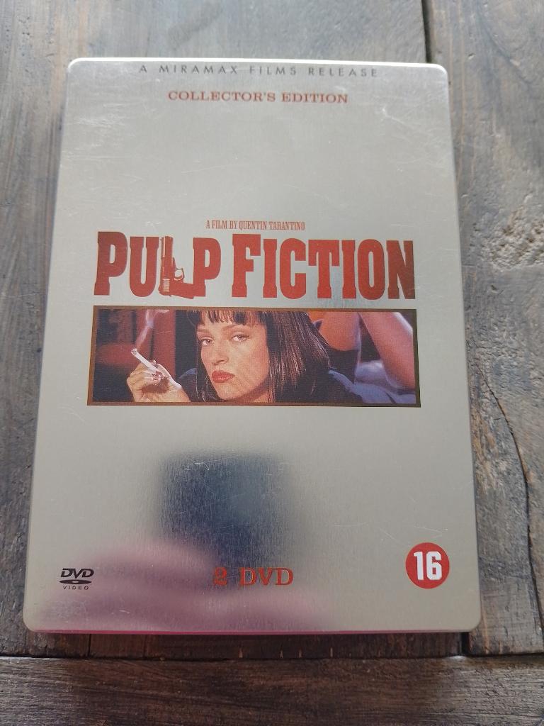 Pulp Fiction - metal case - collecters edition dvd, Vanaf 16 jaar, Ophalen of Verzenden, Zo goed als nieuw