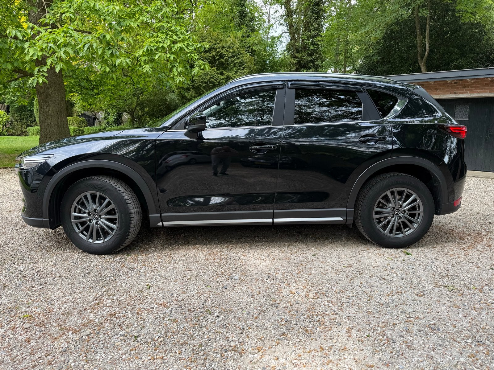 Mazda CX-5 2.0 Skyactiv-g 165pk 2WD Aut 2018 Zwart, Auto's, 1998 cc, 164 pk, 4 cilinders, 2000 kg