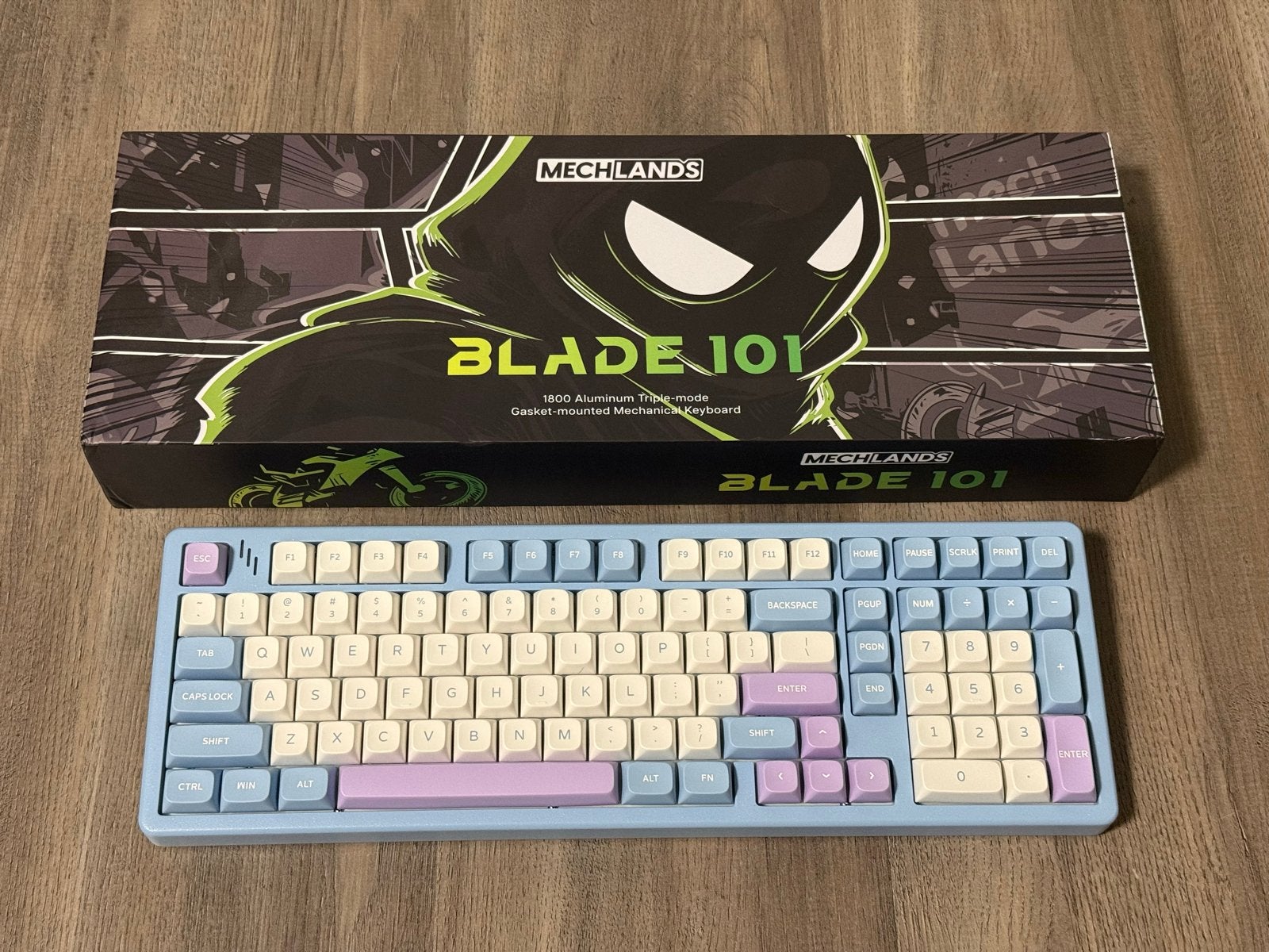 Mechlands Blade 101 Gaming Toetsenbord - Mechanisch, Gaming toetsenbord, Ophalen of Verzenden, Zo goed als nieuw, Qwerty