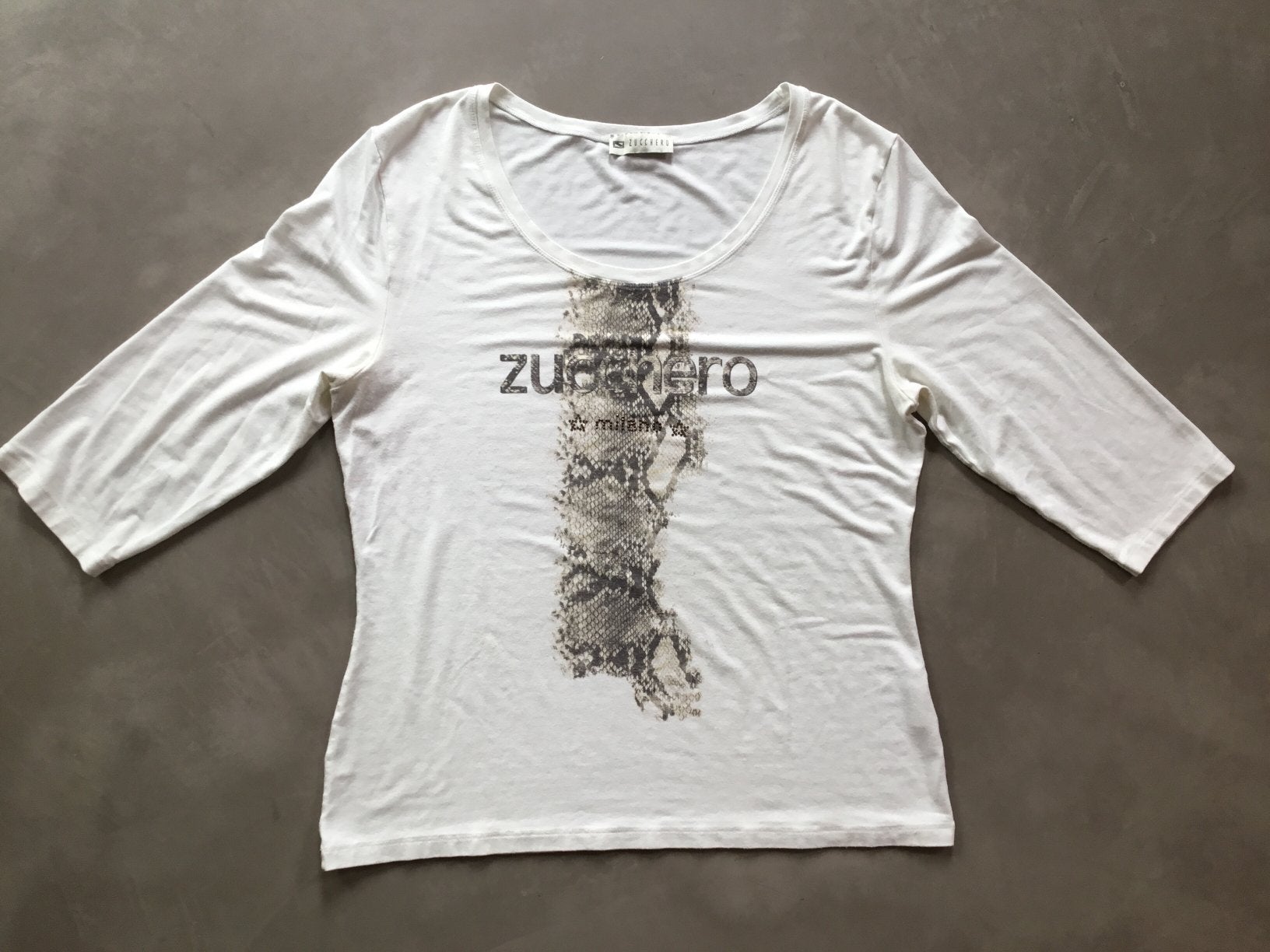 Zucchero shirt, Ophalen of Verzenden, Maat 42/44 (L), Korte mouw