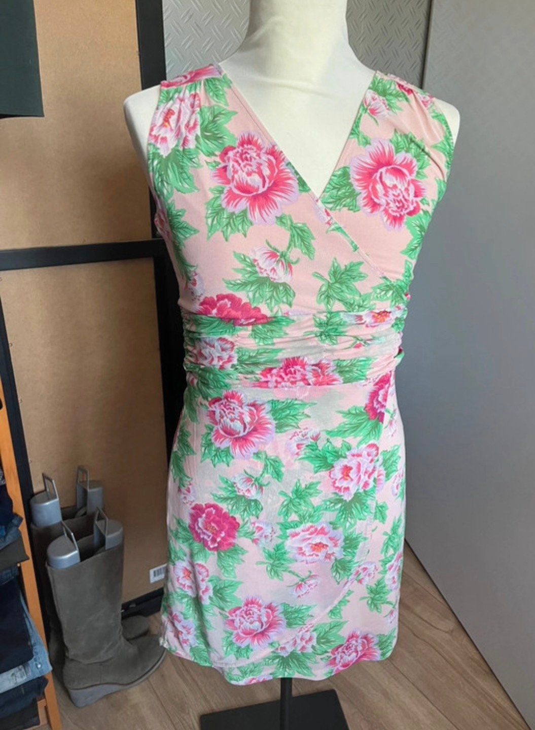 King louie jurk zomerjurk m, Kleding | Dames, Maat 38/40 (M), Ophalen of Verzenden, Zo goed als nieuw, Knielengte