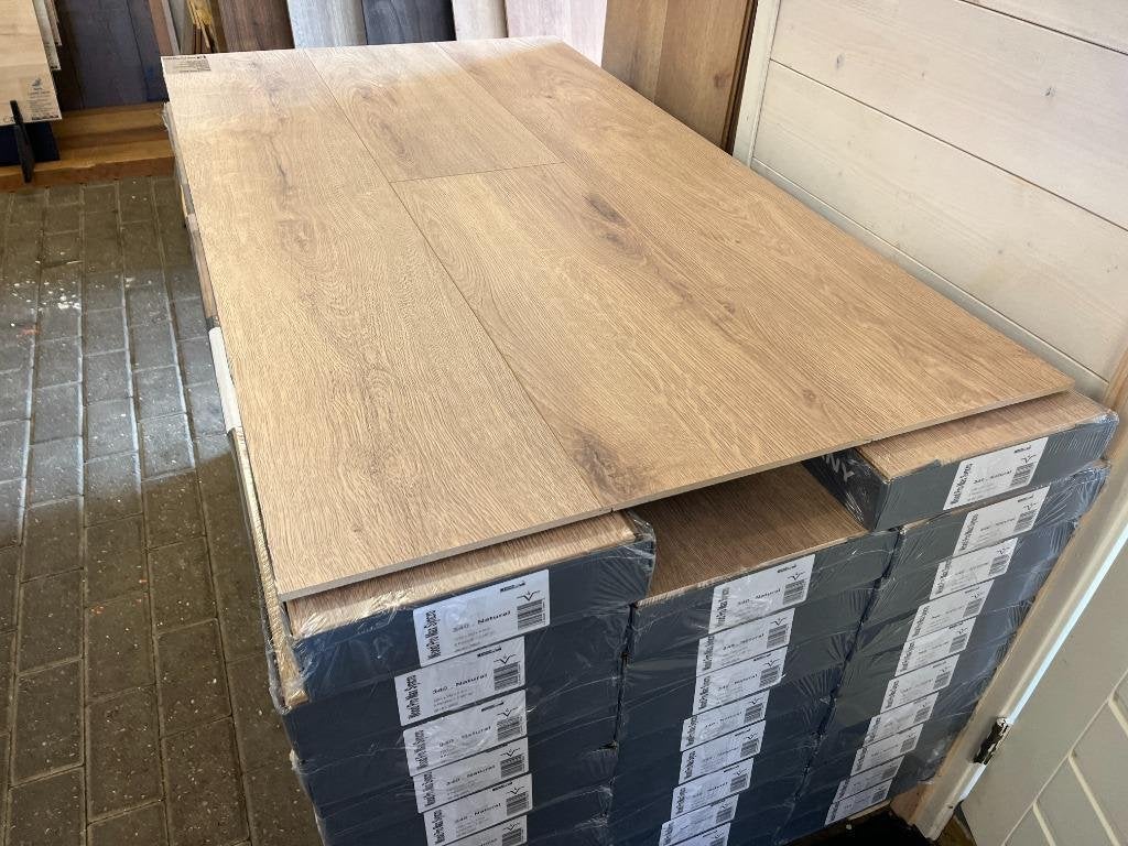 Laminaat WPM Eiken Naturel 67 340 8mm, SUPER KWALITEIT, Ophalen of Verzenden, Nieuw, 75 m² of meer, Laminaat