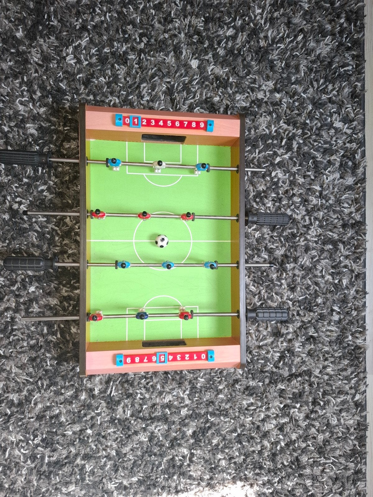Mini voetbaltafel, inclusief 1 balletje., Ophalen, Gebruikt