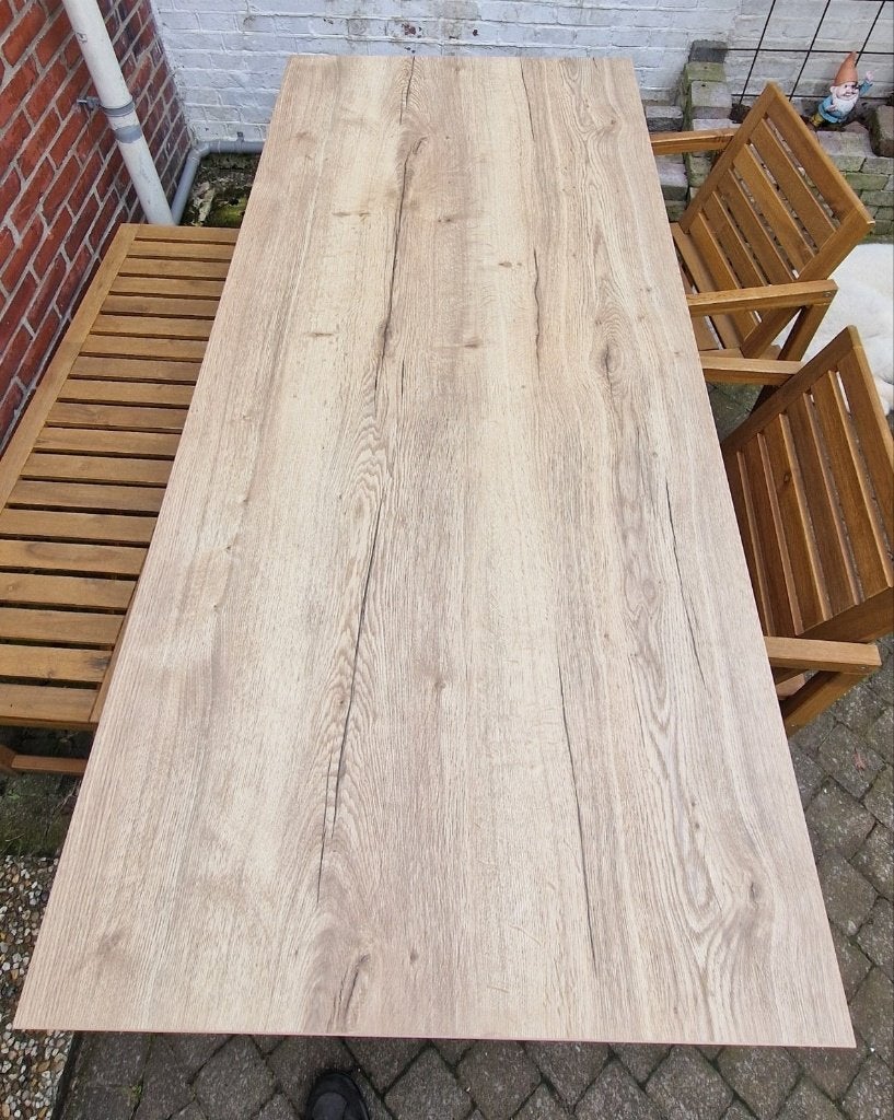 Tafel/bureaublad 180 x 80 Eikenhoutlook, Huis en Inrichting, Tafels | Eettafels, Ophalen, Overige materialen, Zo goed als nieuw
