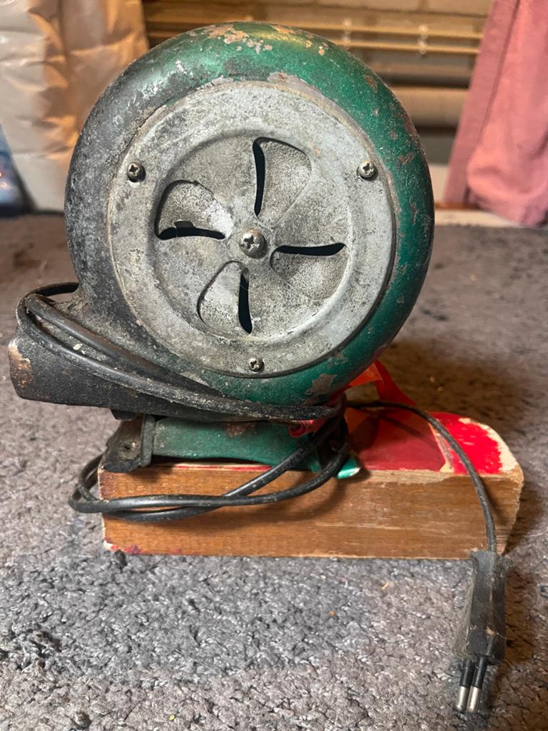Vintage BBQ-ventilator - Handige hulp voor de BBQ-fan, Ophalen of Verzenden, Zo goed als nieuw