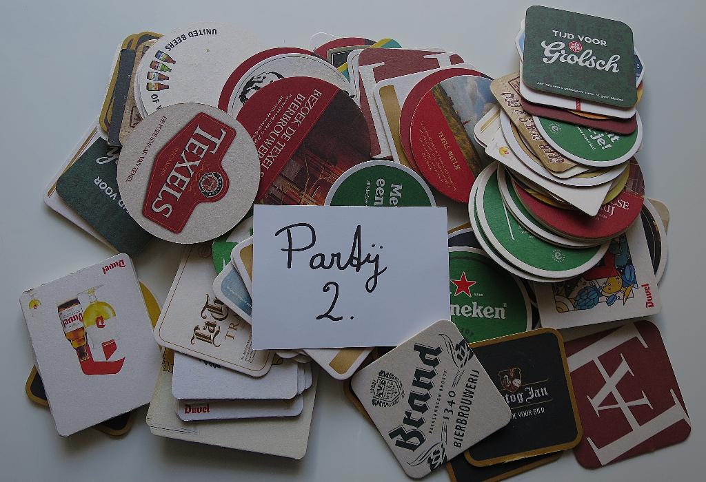 Bierviltjes (partij 2) Doosje met 100 stuks, Ophalen, Zo goed als nieuw, Viltje(s), Overige merken