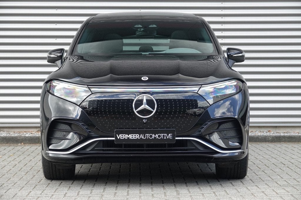 Mercedes-Benz EQS SUV 580 4MATIC AMG Line 7pers. 108 kWh | P, Auto's, Mercedes-Benz, Automaat, 12 maanden, Zwart, 7 stoelen