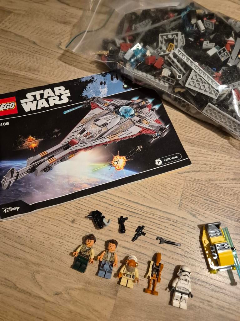 Lego Star Wars 75186 the arrowhead - nieuwstaat, Kinderen en Baby's, Speelgoed | Duplo en Lego, Zo goed als nieuw, Lego, Complete set