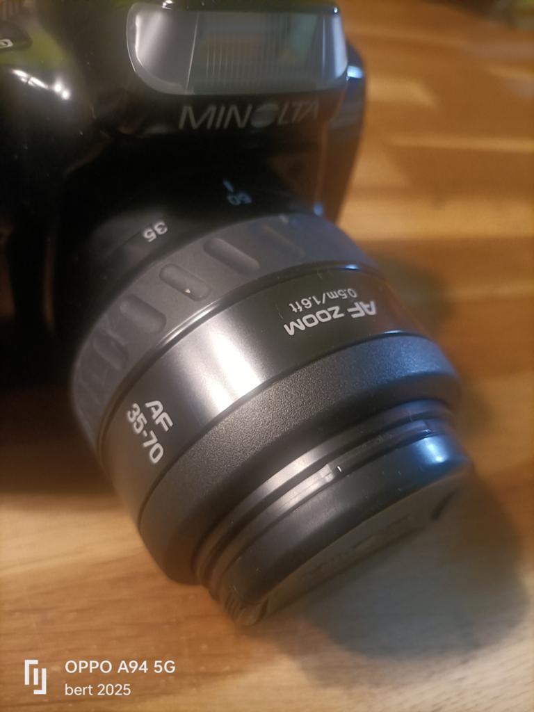 Minolta Dynax 300si Spiegelreflexcamera met AF 35-70mm lens, Audio, Tv en Foto, Fotocamera's Analoog, Ophalen of Verzenden, Gebruikt