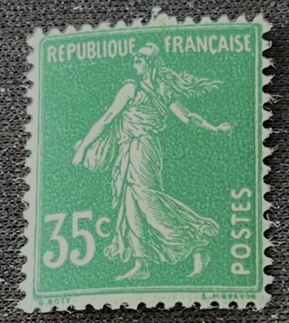 1937 Frankrijk Semeuse 35c Yvert 361 gebruikt, Verzenden, Gestempeld