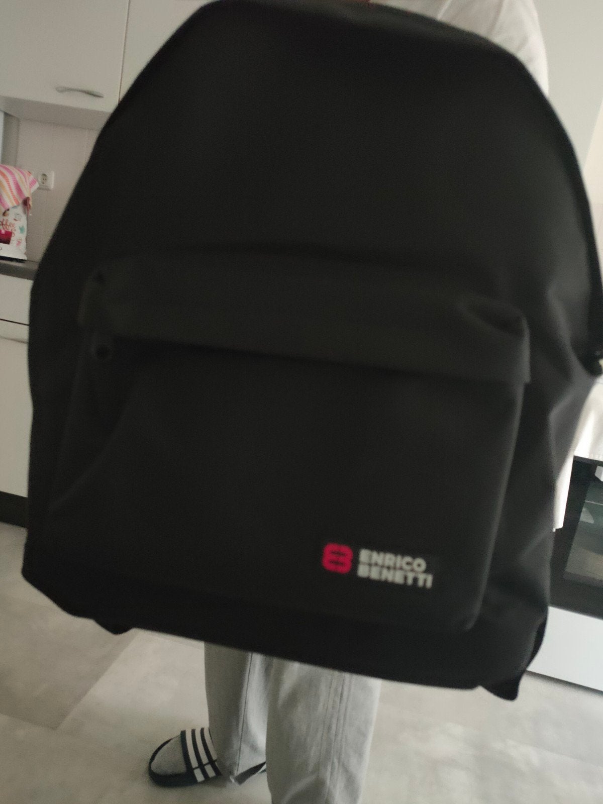 Nieuwe Enrico Benetti Rugzak - Zwart, 25 tot 40 cm, Nieuw, Ophalen, Overige merken