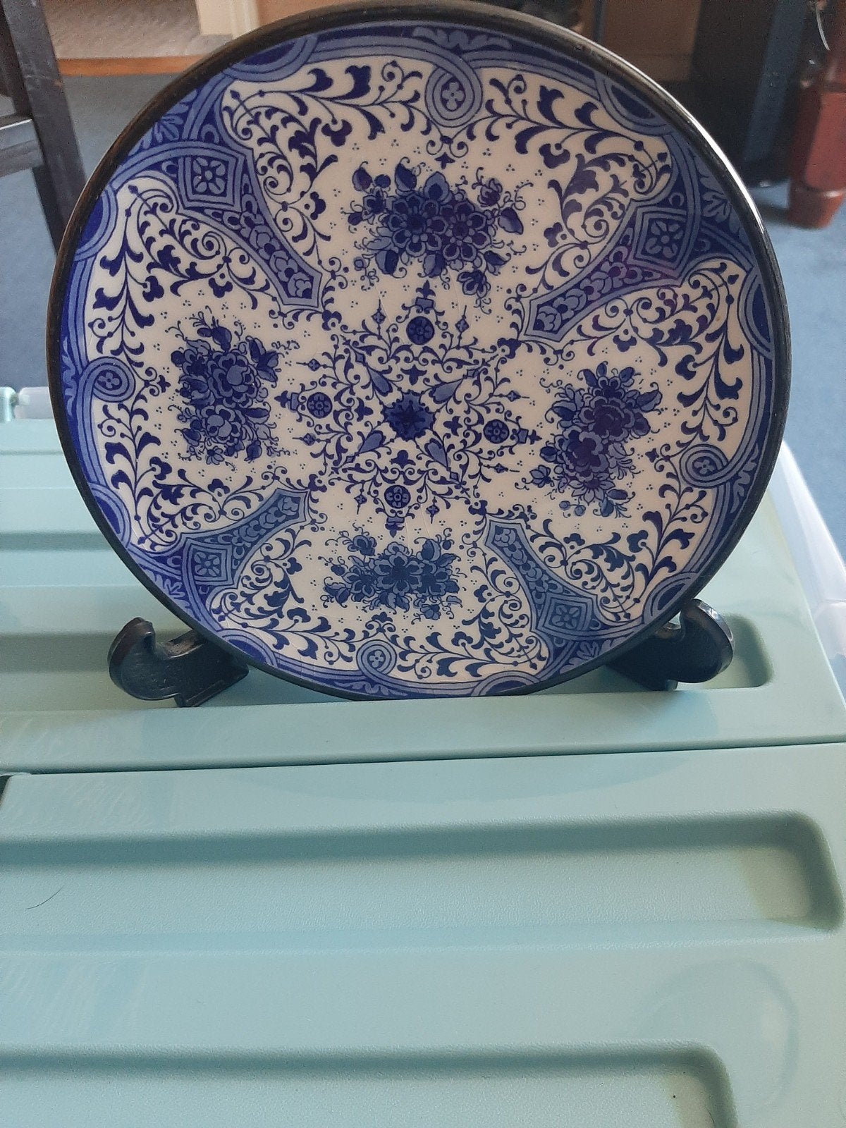 Decoratief bord van Ceramar, handgeschilderd in Spanje, Antiek en Kunst, Ophalen
